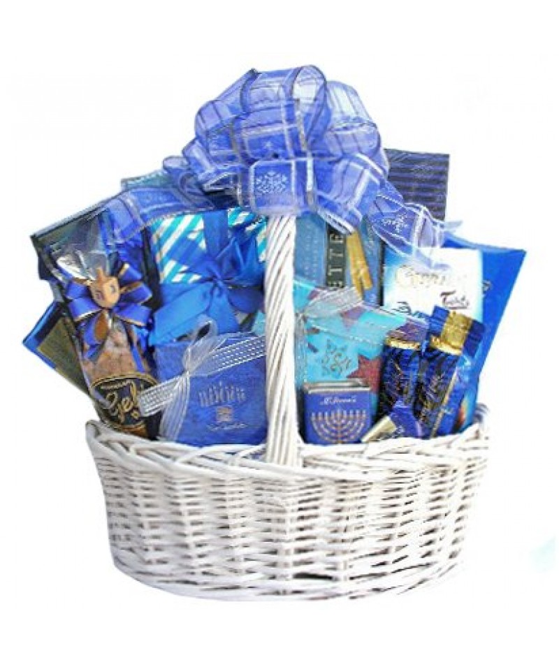 Festival Of Lights | Kosher Gourmet Gift Basket for Hanukkah | Size Large